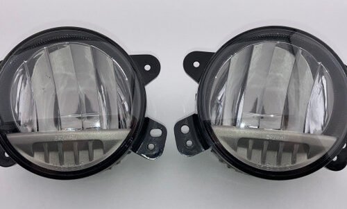 2007-2018 Jeep Wrangler JK OEM LED Fog Lights / Pair / JK016 / JK016