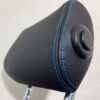 2016-2021 F87 BMW M2 Dakota Black Leather Rear Seat Headrests / Blue Stitching / B2008