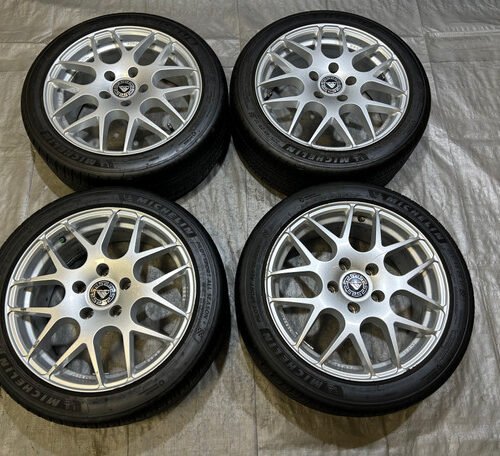 2009-2016 E89 BMW Z4 17x7.5" Velox Apex Wheels Rims w/ Tires / Set of 4 / *Minor Bend* / Z4908