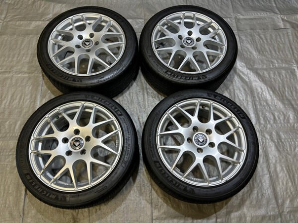 2009-2016 E89 BMW Z4 17x7.5" Velox Apex Wheels Rims w/ Tires / Set of 4 / *Minor Bend* / Z4908
