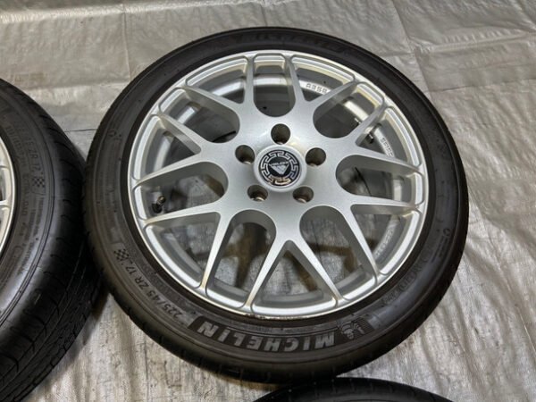 2009-2016 E89 BMW Z4 17x7.5" Velox Apex Wheels Rims w/ Tires / Set of 4 / *Minor Bend* / Z4908