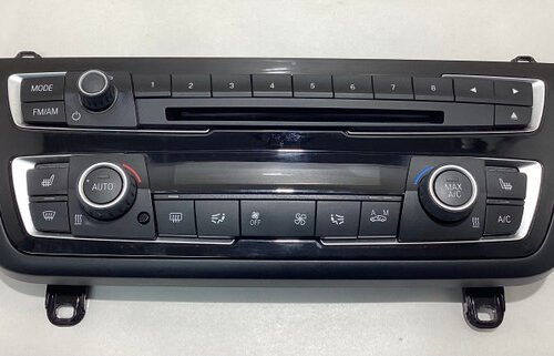 2015-2020 F80 F82 F83 BMW M3 Automatic Climate Control / Radio Control Faceplate / F8M06