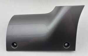 2018-2025 Jeep Wrangler JL Driver Side Fender Wiper Cowl End Plate Trim Panel / Billet Silver Metallic JL012