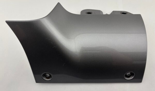 2018-2025 Jeep Wrangler JL Passenger Side Fender Wiper Cowl End Plate Trim Panel / Billet Silver Metallic JL012