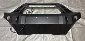 2020-2024 Jeep Gladiator Black Widow Steel Front Bumper Beam w/ 20" Light Bar / JT003