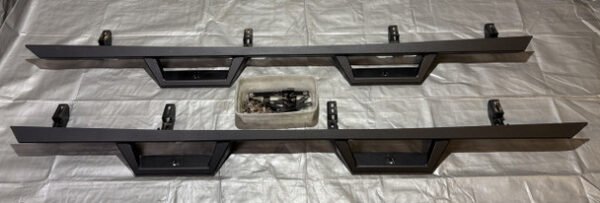 2020-2024 Jeep Gladiator JT Black Widow Aftermarket Side Steps / Rock Rails / Pair / USED / JT003