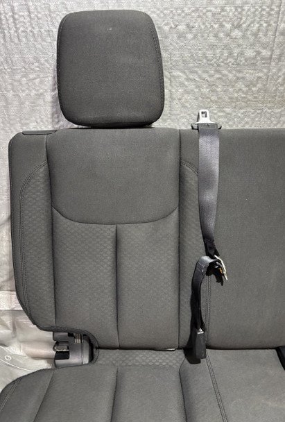 2013-2018 Jeep Wrangler JK Unlimited 4DR Black Cloth 60/40 Rear Seat Set / JK017